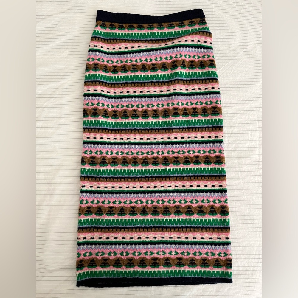 J.Crew sweater skirt, Small, multicolored